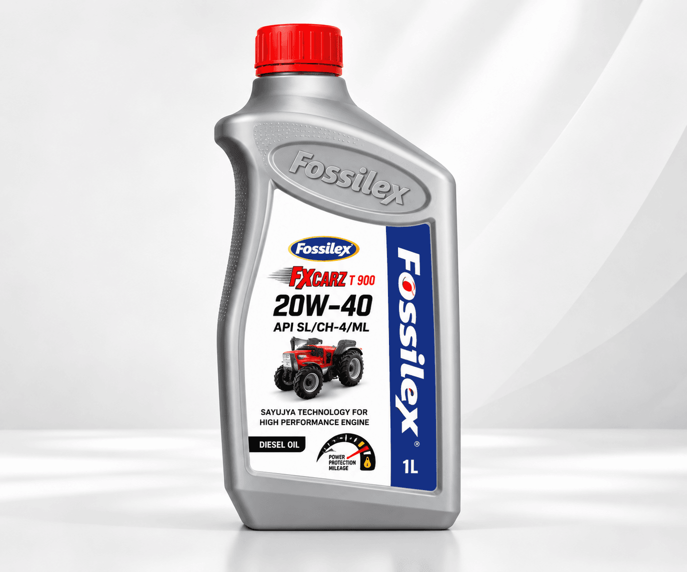 Fossilex FX4T 5000 20W-40 semi synthetic motorcycle engine oil